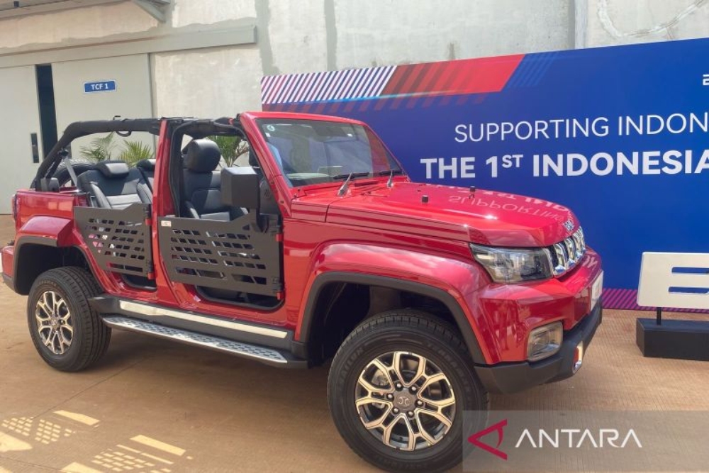  Mobil China BAIC BJ40 Plus Dirakit di Purwakarta, Siap Bidik Pasar Ekspor
