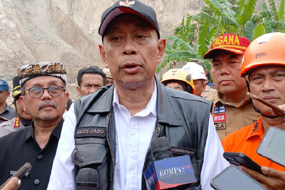  Kemensos Salurkan Bantuan Rp347 Juta untuk Korban Longsor Tambang Gunung Kuda