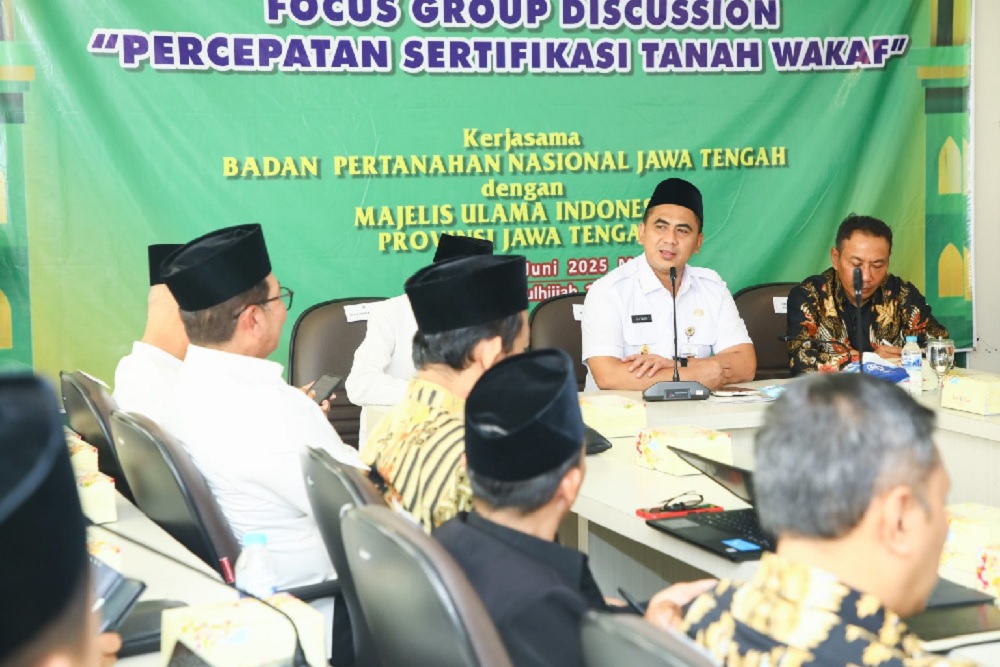  69.000 Bidang Tanah Wakaf di Jawa Tengah Telah Tersertifikasi