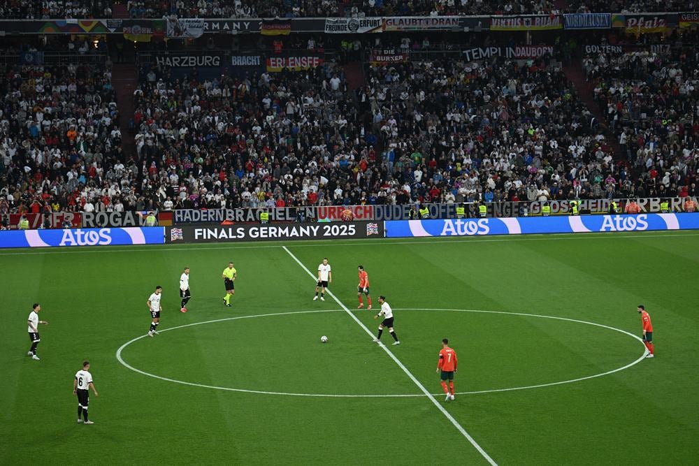 Pertandingan Jerman vs Portugal dalam semifinal UEFA Nations League di Allianz Arena, Kamis, 5 Juni. Lancar, Link Live Streaming Jerman vs Portugal 5 Juni/Reuters/Annegret Hilse