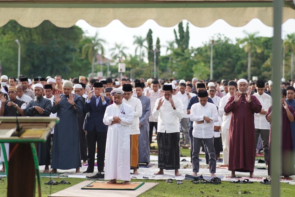 Wali Kota Balikpapan Rahmad Masud salat Iduladha