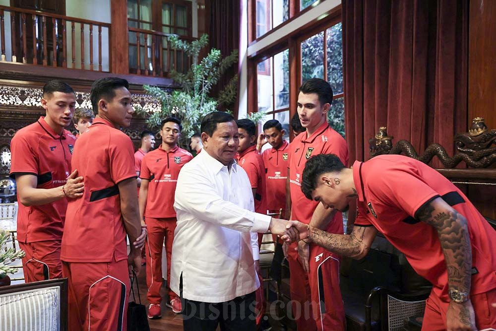 Presiden Prabowo Gelar Jamuan Makan Siang Bersama Timnas Indonesia