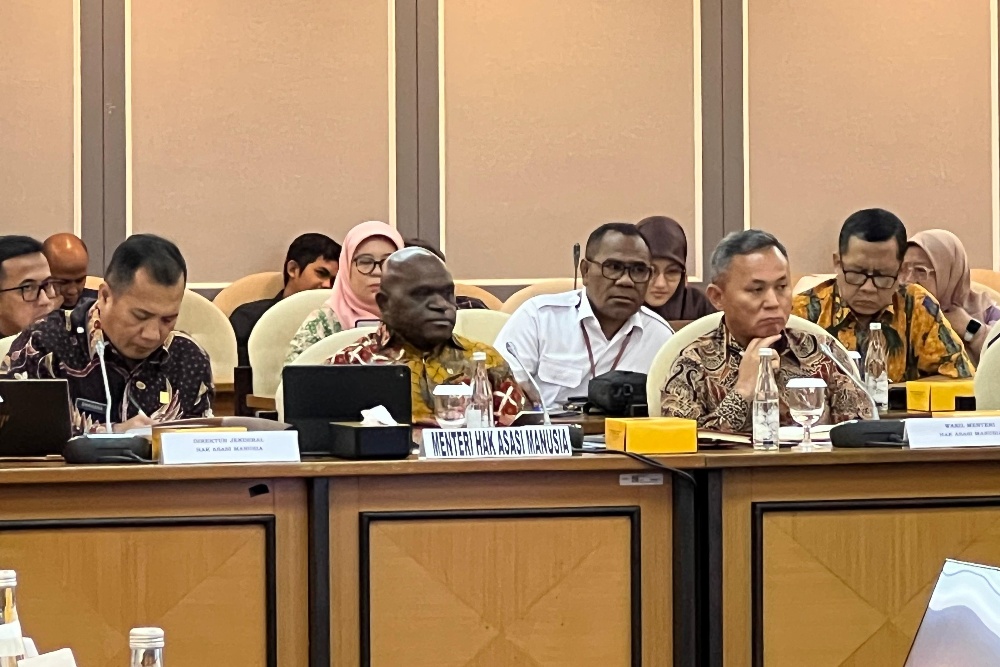  Menteri HAM Kumpulkan Gubernur-DPRD Papua Tengah, Bahas Nasib 60.000 Pengungsi