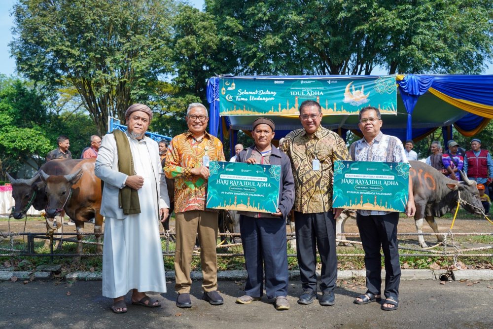  Pusri Palembang Salurkan 60 Hewan Kurban Iduladha Tahun Ini