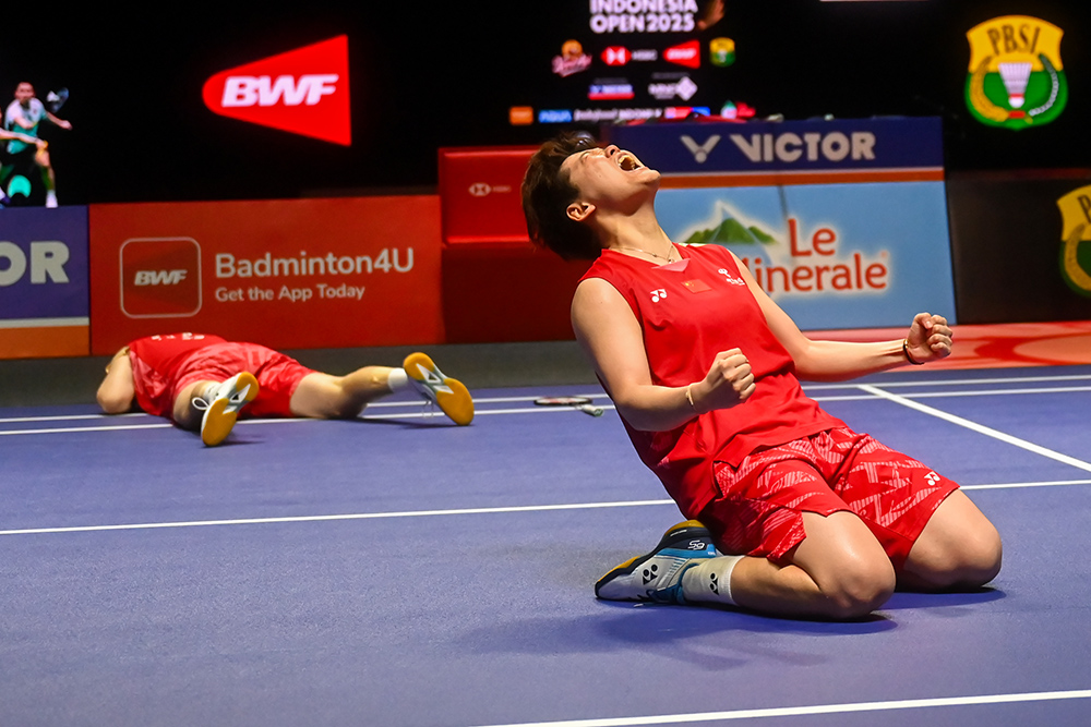  Ganda Putri China Juara Indonesia Open 2025