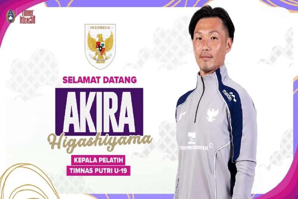  PSSI Tunjuk Akira Higashiyama sebagai Pelatih Timnas Putri U-19 Indonesia
