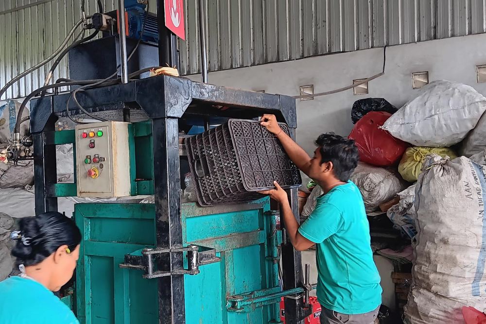  TP3SR Sidakarya Berhasil Bangun Ekosistem Bisnis Sampah Plastik