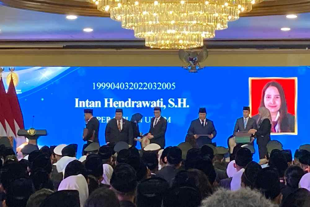  Prabowo Hadiri Pengukuhan 1.451 Hakim Peradilan Umum hingga Militer
