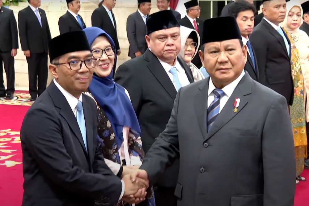  Prabowo Tegaskan Belum Berencana Melakukan Reshuffle Kabinet