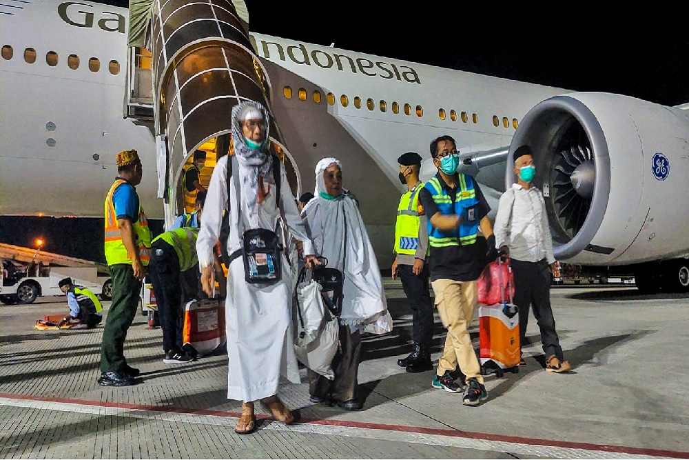  384 Jemaah Haji Kloter Pertama Tiba di NTB