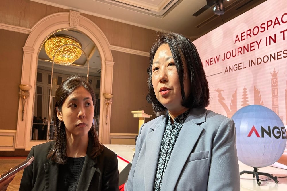 Chairman & President ANGEL Group, Kong Na, dalam acara Peluncuran Resmi ANGEL di Indonesia pada Kamis (12/6/2025).