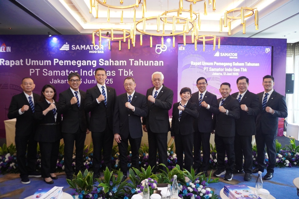  Samator Indo Gas (AGII) Putuskan Bagi Dividen Rp26,24 Miliar