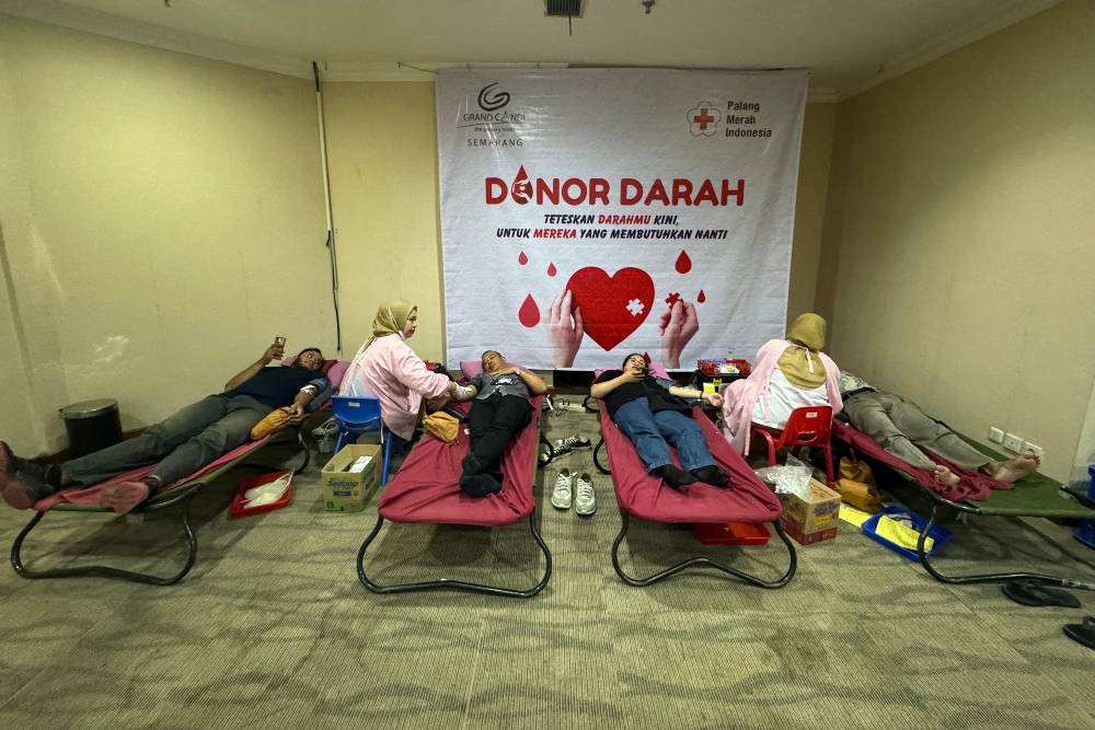  Grand Candi Hotel Gelar Donor Darah Bonus Pemeriksaan Kesehatan Gratis