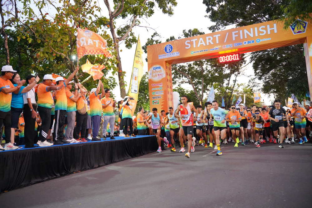  1.500 Orang Ikuti Bali QRIS Summer Run 2025
