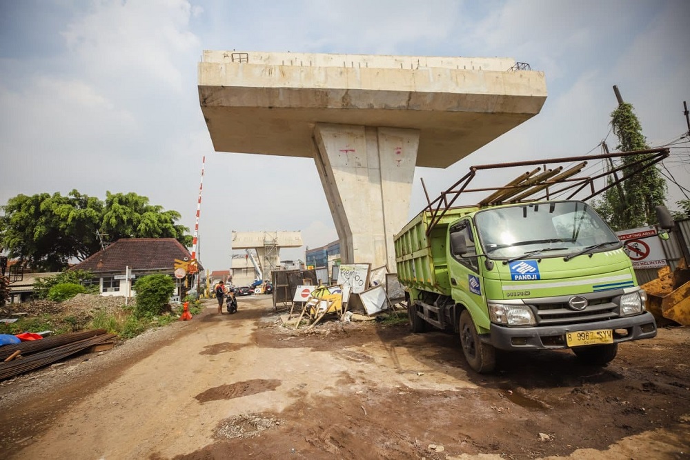  Proyek Mandek Jalan Layang Nurtanio Bikin Arus Lalu Lintas Makin Padat