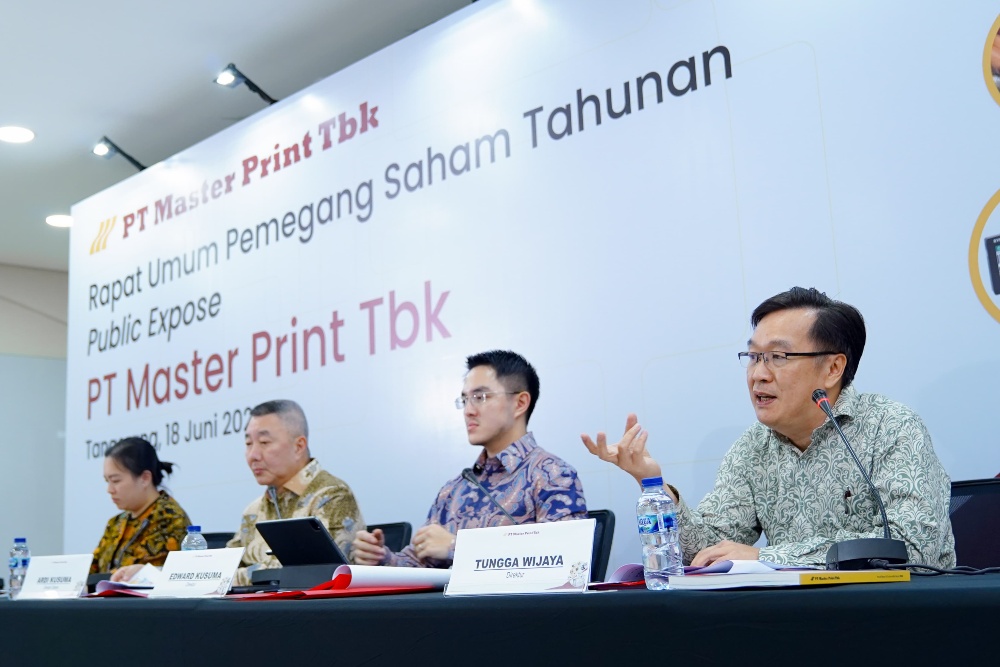  Master Print (PTMR) Incar Pendapatan Rp145,8 Miliar, Andalkan Sektor Mamin