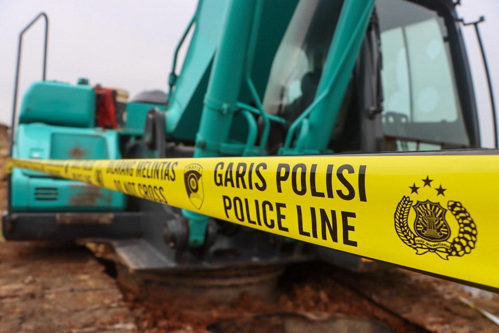  Polisi Kembali Hentikan Aktivitas Tambang Bermasalah di Kabupaten Cirebon