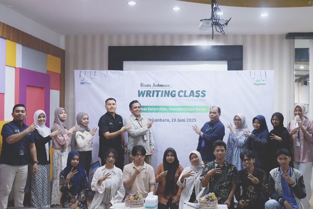  Writing Class Bisnis Indonesia Dorong Literasi Keuangan di Kalangan Jurnalis Muda