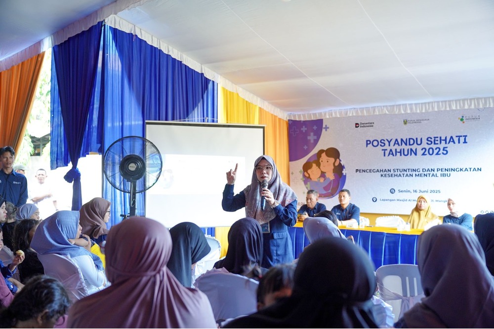  PUSRI Dukung Kesehatan Lewat Program Posyandu SEHATI 2025