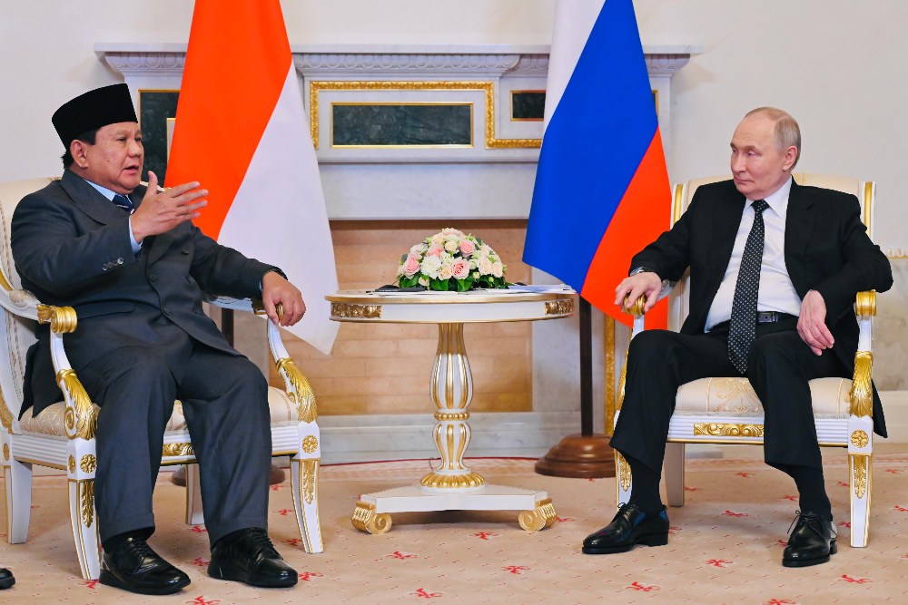 Momen Prabowo Pidato di Hadapan Putin & Raih Aplaus Berulang-ulang