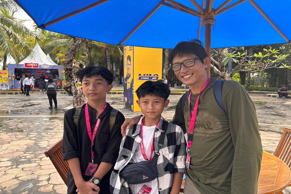  Nonton Formula E Jakarta Bareng Anak, Warga Ini Sudah Dua Kali Datang Sejak 2022