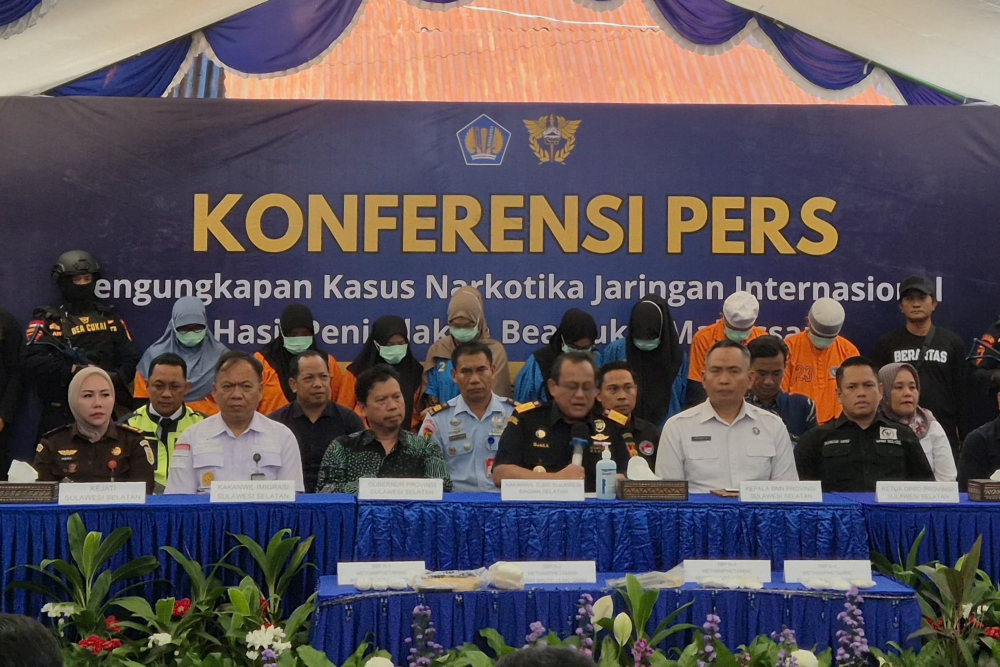  Bea Cukai Makassar Ringkus Jaringan Narkotika Internasional, Amankan 2kg Sabu