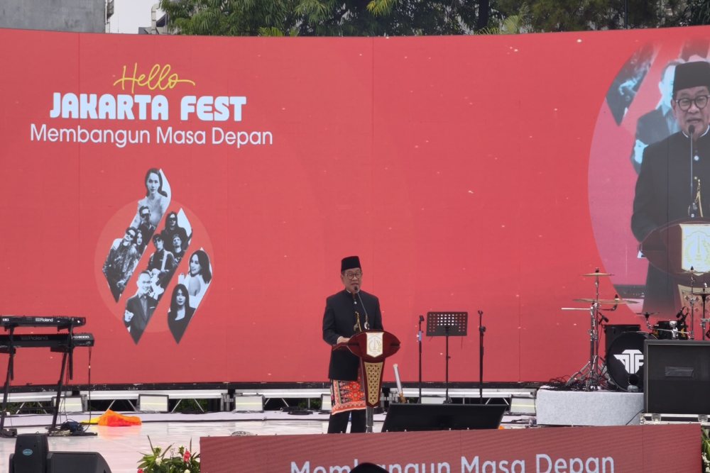  Pramono Singgung Kasus Sritex saat Peluncuran Logo Baru Bank Jakarta