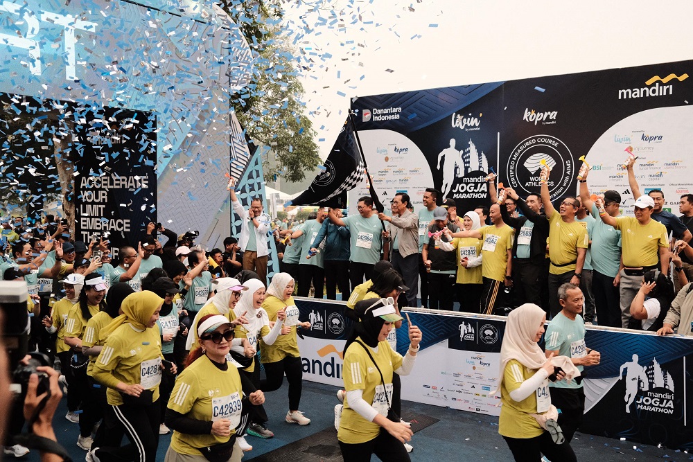  9.200 Pelari Meriahkan Mandiri Jogja Marathon 2025 bersama NDX AKA