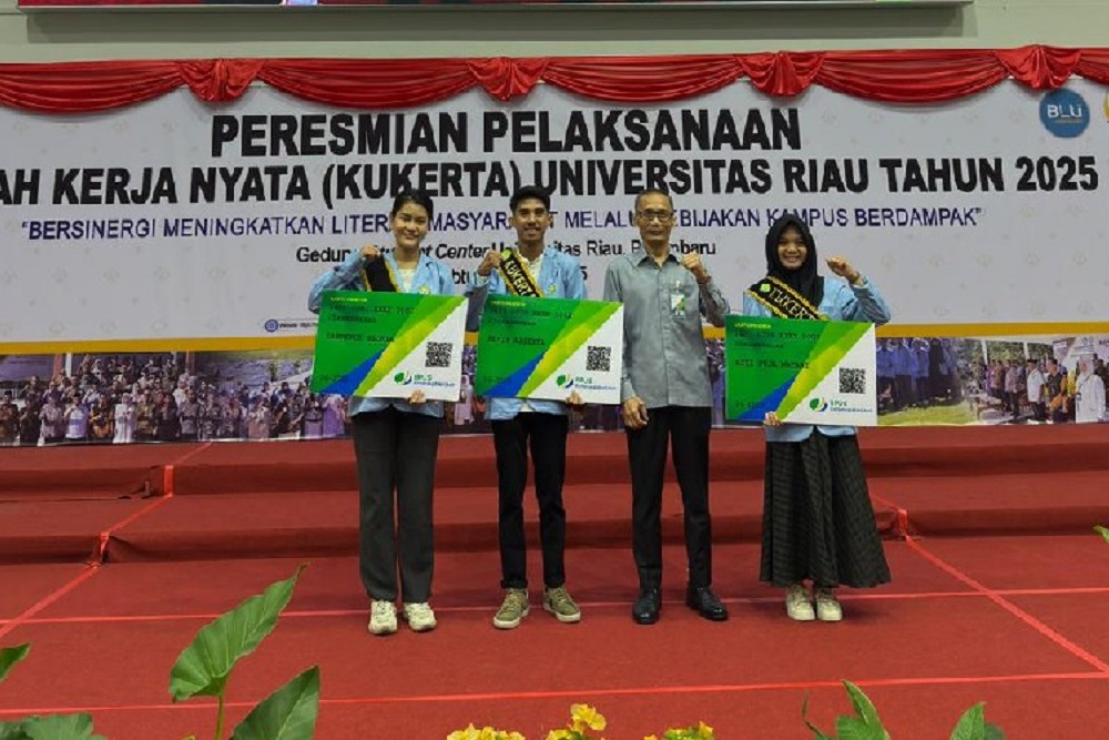  Ribuan Mahasiswa KKN UNRI Dilindungi Program Jaminan Sosial BPJS Ketenagakerjaan