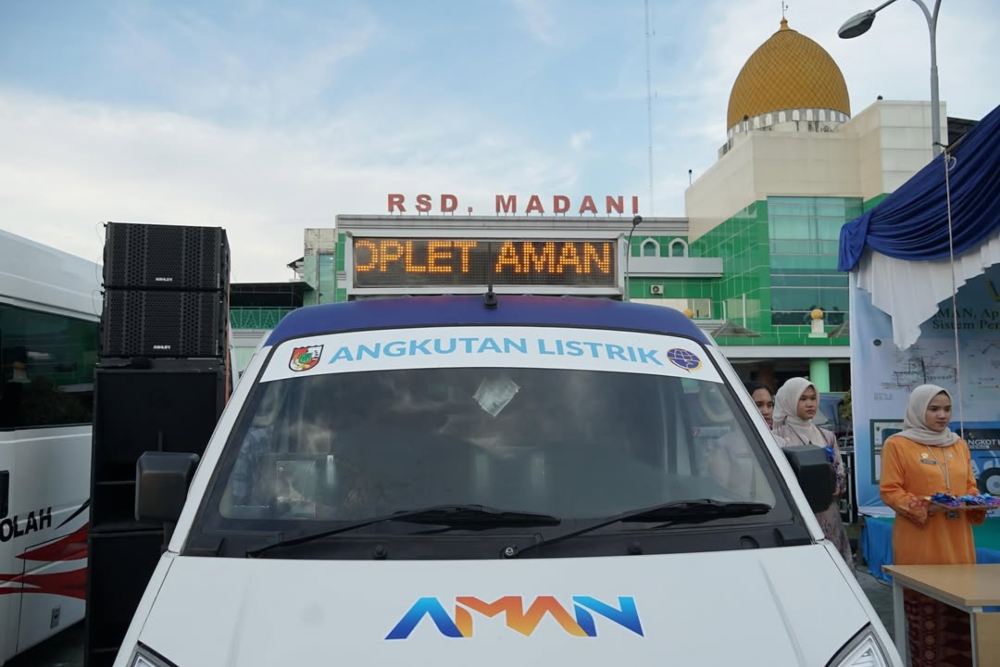  Pemko Pekanbaru Luncurkan 2 Rute Baru Angkutan Feeder Listrik