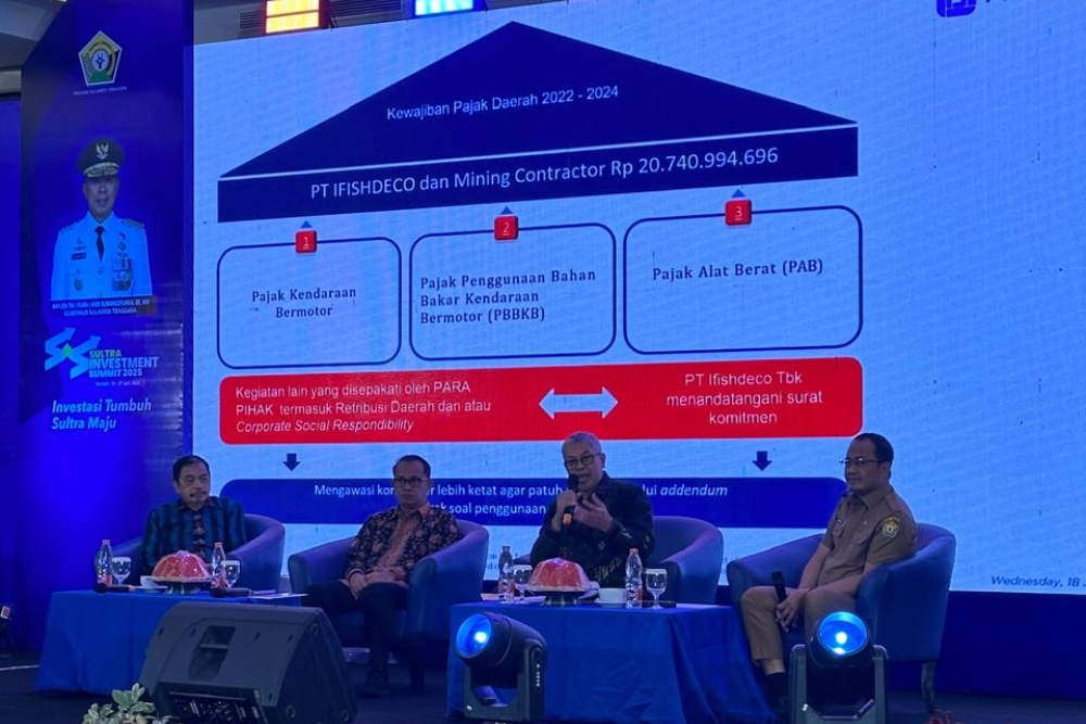  Emiten Nikel Ifishdeco (IFSH) Kontribusi Pajak Daerah Rp20,74 Miliar