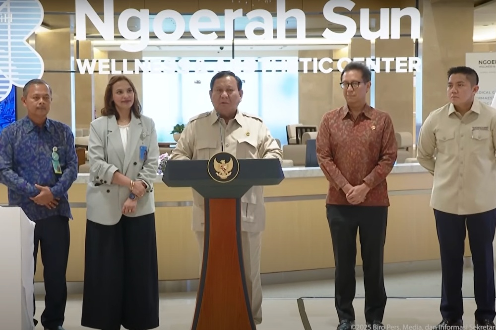  Momen Prabowo Terkesima Lihat RS Estetika di Bali: Saya Diam-diam Mau Ke Situ