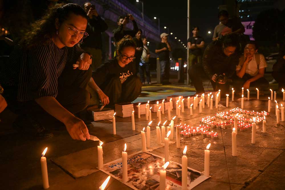  Aksi Peringatan 1.000 Hari Tragedi Kanjuruhan