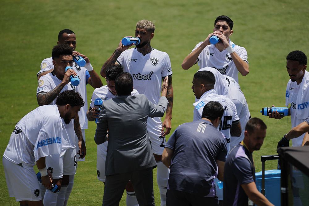 Tim Botafogo di Piala Dunia Antarklub 2025. Botafogo akan menghadapi tim sesama Brasil, Palmeiras di babak 16 besar Piala Dunia Antarklub 2025. /REUTERS/Daniel Cole