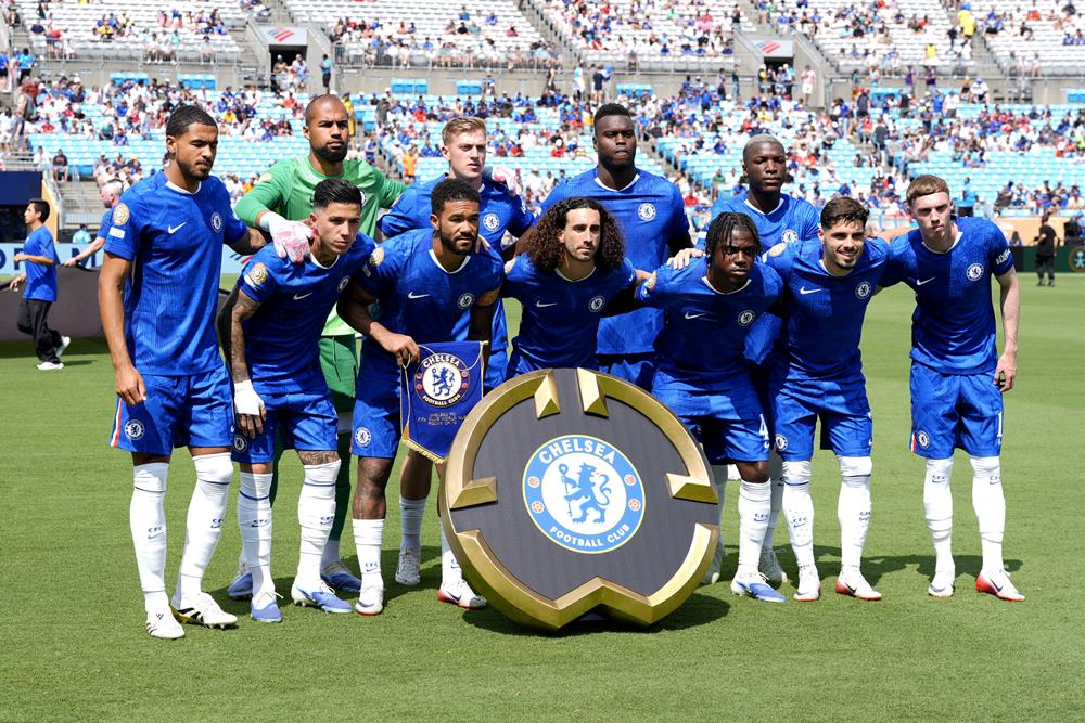 Tim asal Inggris, Chelsea berhasil lolos ke perempat final usai menumbangkan Benfica pada babak 16 besar Piala Dunia Antarklub 2025. Hasil Benfica vs Chelsea: Menang Besar, The Blues ke Perempat Final/Reuters/Jim Dedmon