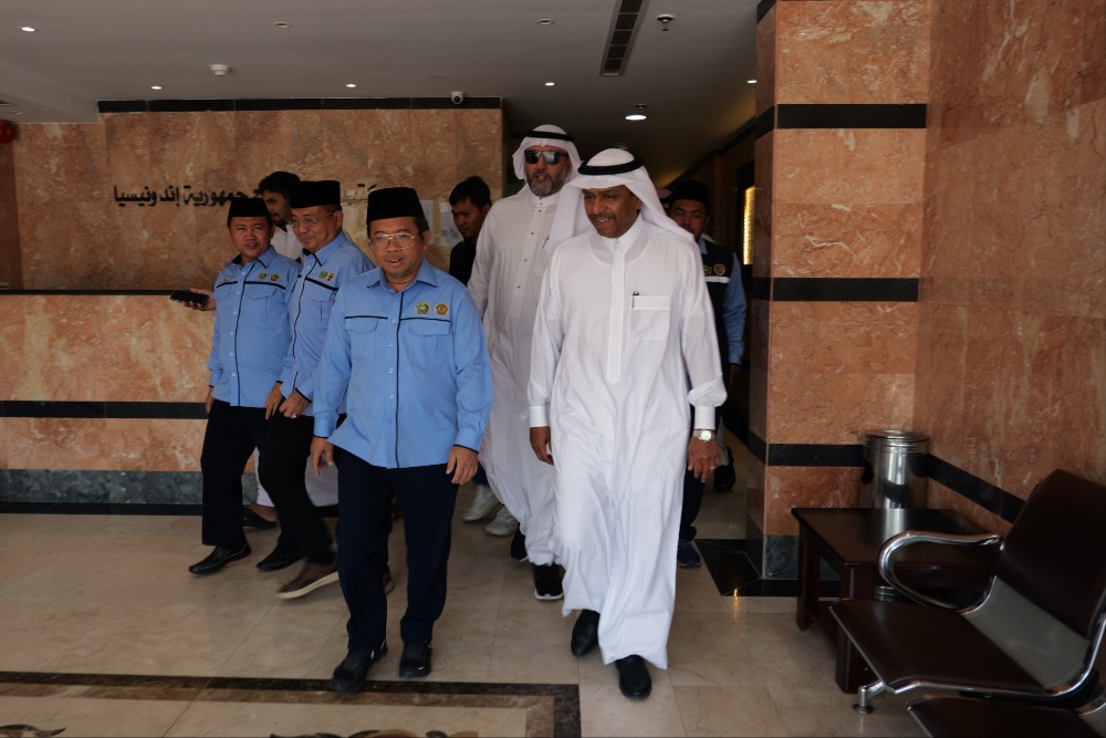  Wamenhaj Arab Saudi Kunjungi PPIH, Sampaikan Apresiasi dan Catatan Haji 2025