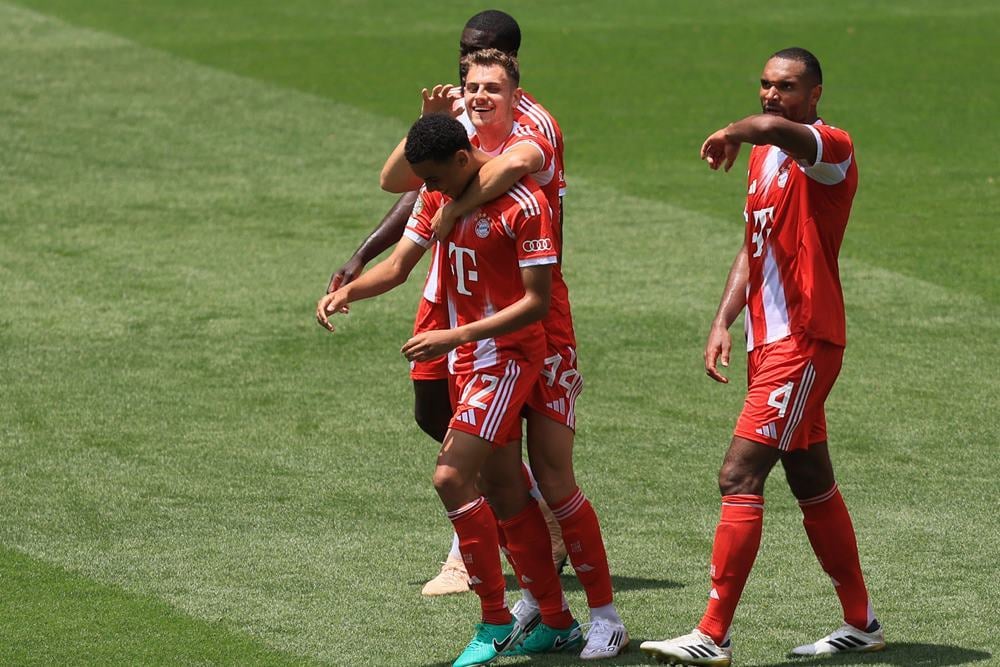 Pemain Bayern Munchen di Piala Dunia Antarklub 2025. Munchen atau Bayern Munich akan ditantang klub asal Brasil, Flamengo di babak 16 besar. Prediksi Skor Flamengo Vs Munchen 30 Juni, Susunan Pemain, H2H, Preview./Reuters