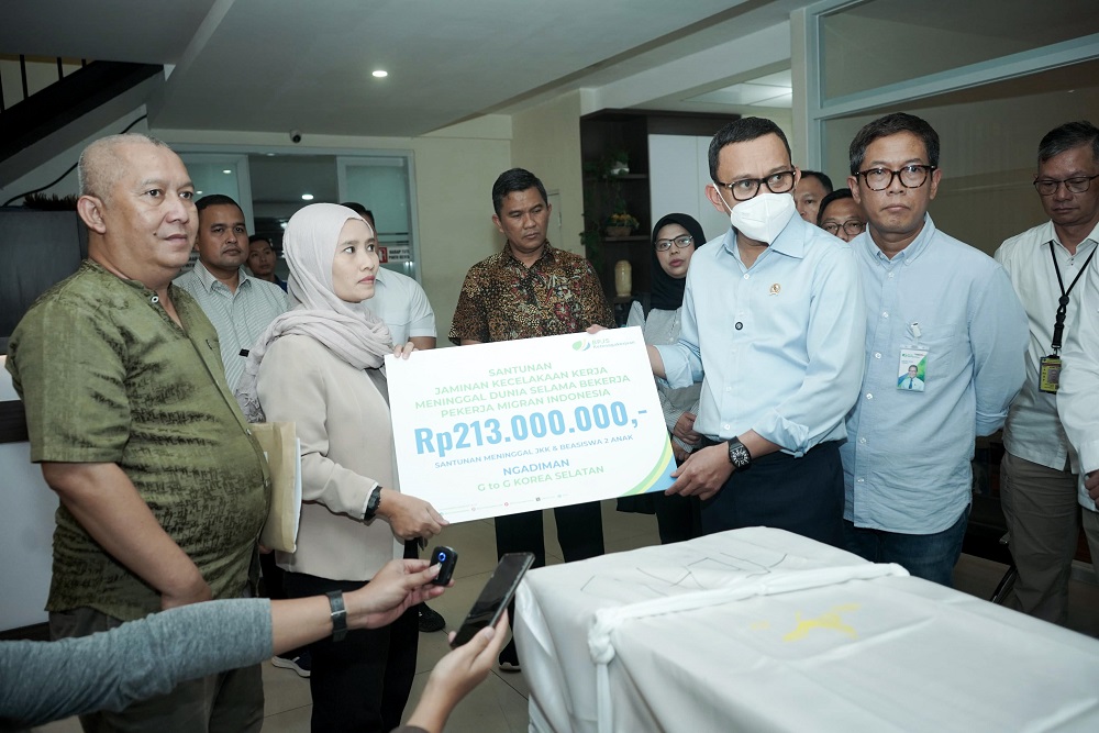  PMI di Korsel Meninggal, BPJS Ketenagakerjaan Beri Santunan
