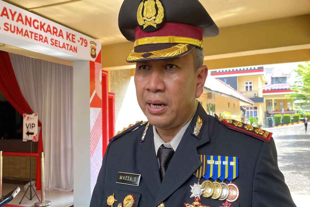  Dirlantas Polda Sumsel Lakukan Penyelidikan Insiden Ambruknya Jembatan Lawai Lahat