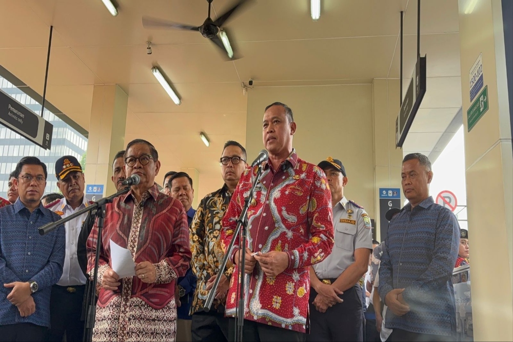  Pramono Resmikan Jalur Baru Transjabodetabek Bekasi-Dukuh Atas