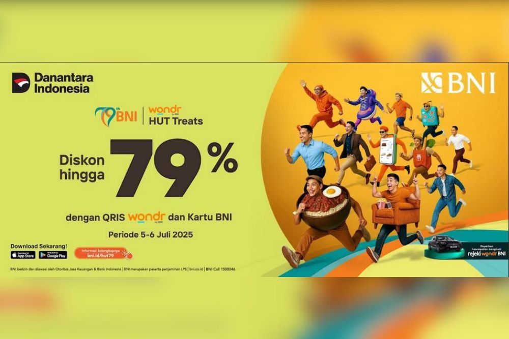  BNI Rayakan HUT ke-79 dengan Promo Serba 79 dan Undian Spektakuler