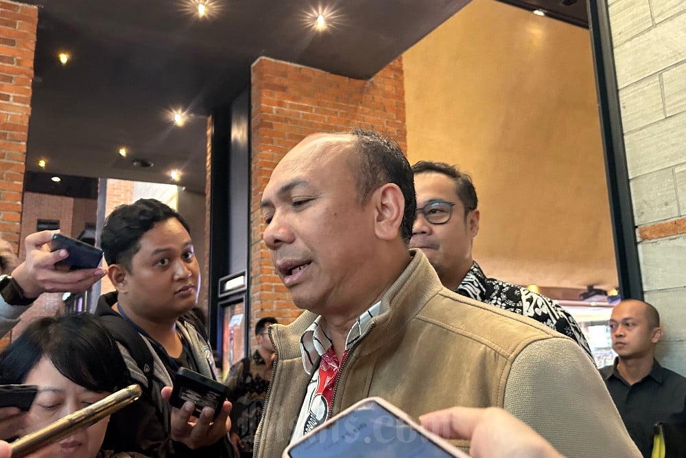 Direktur Jenderal Infrastruktur Digital Kementerian Komunikasi dan Digital (Komdigi) Wayan Toni Supriyanto. Komdigi targetkan seleksi pita 1,4 GHz rampung Juli 2025 untuk dorong internet cepat di wilayah non-perkotaan. /Bisnis-Pernita Hestin Untari.