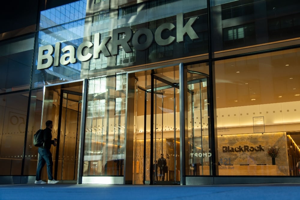 Kantor BlackRock di New York./Bloomberg-Michael Nagle