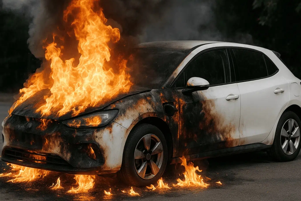  Viral Wuling AirEV Terbakar, Simak Cara Memadamkan Kebakaran Mobil Listrik