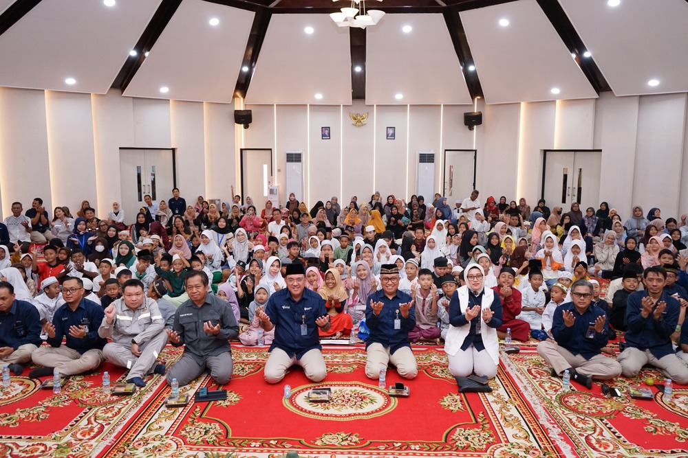  PUSRI Gelar Do’a Bersama 250 Anak Yatim Kampung Sehati