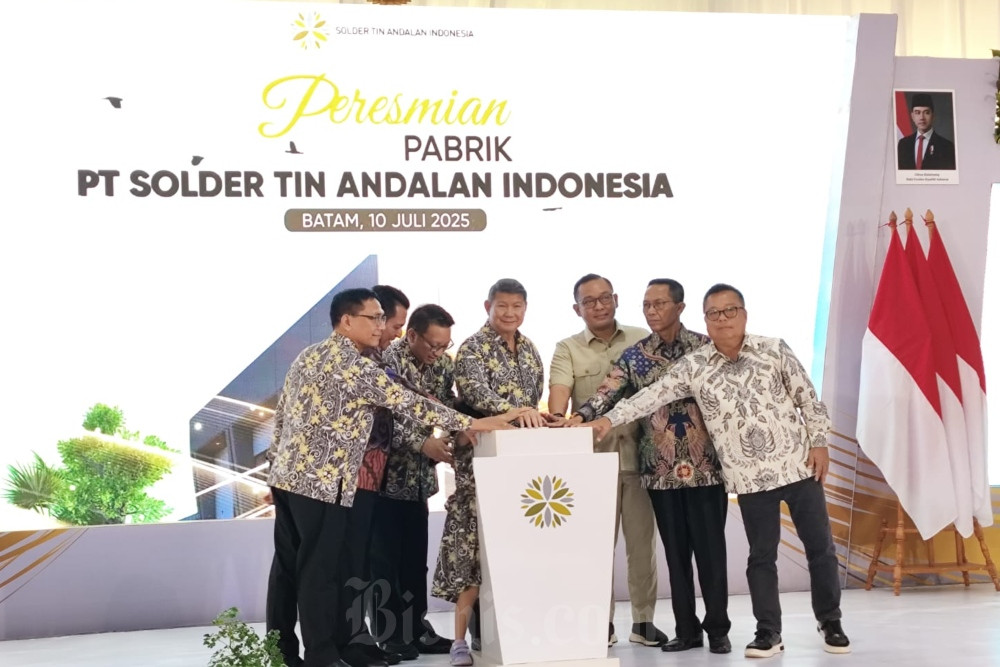  Pabrik Solder Milik Hashim Djojohadikusumo di Batam Resmi Beroperasi