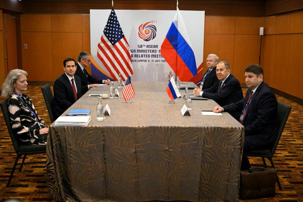  Marco Rubio Temui Menlu Rusia Sergei Lavrov di Malaysia, Bahas Apa?