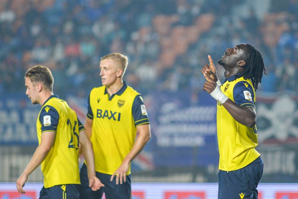 Tim Oxford United berlaga di Piala Presiden 2025. Oxford United akan bertemu Port FC di final Piala Presiden 2025. Prediksi Skor Oxford United vs Port FC,  Juara Piala Presiden 2025, Prediksi Skor Oxford vs Port/ANTARA