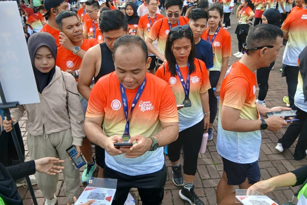  Rekor MURI BMPD Medan Run 2025: Transaksi QRIS, Lari Jalana & Kopi Khas Sumut