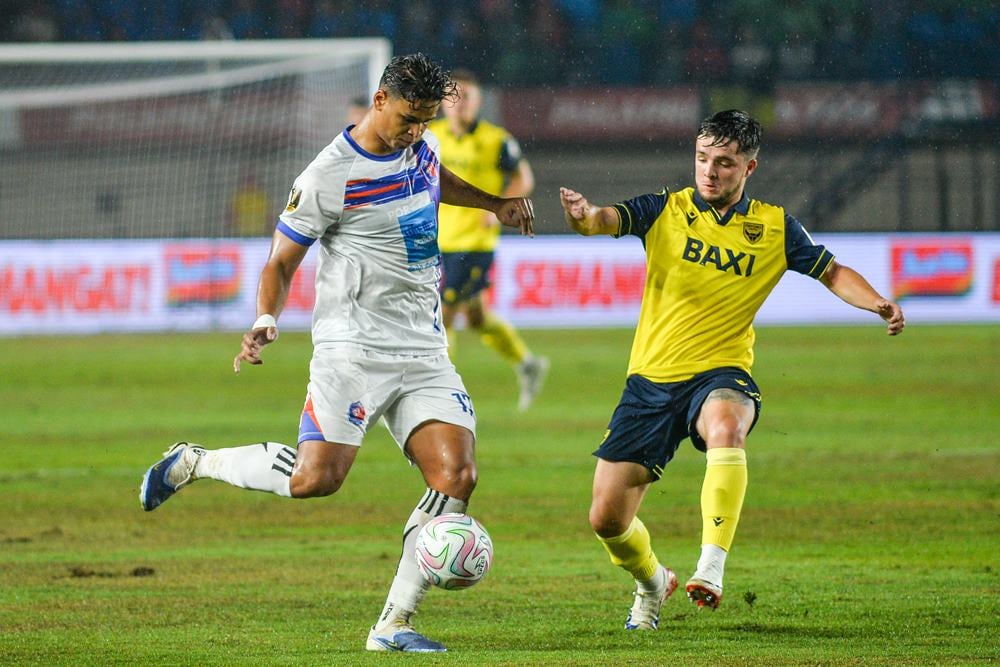 Pertandingan final Piala Presiden 2025 antara Oxford United vs Port FC. Hasil Oxford United Vs Port FC, Eks Pemain Lazio Bawa Port FC Unggul (Menit 75)/Antara